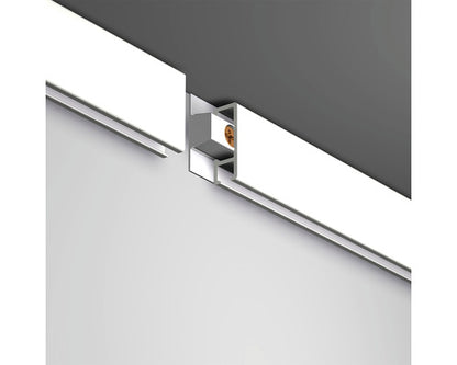 Ophangsysteem Schilderij Plafond Click Rail - Wit 4 meter